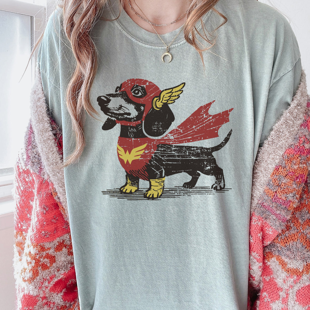 Dachshund Superhero t-shirt