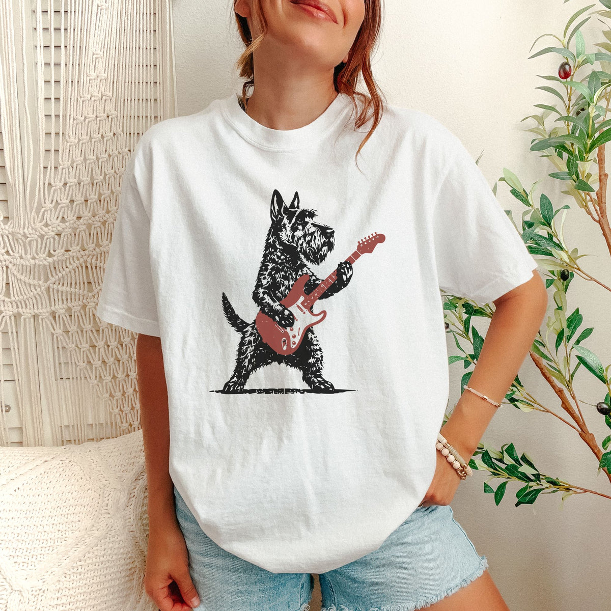 Scottish Terrier Rock Star t-shirt