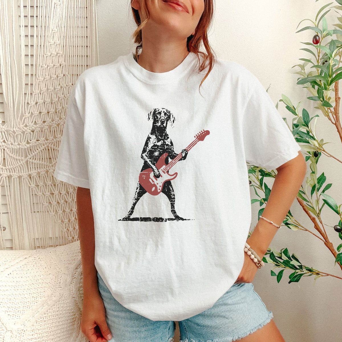 Weimaraner Rock Star t-shirt