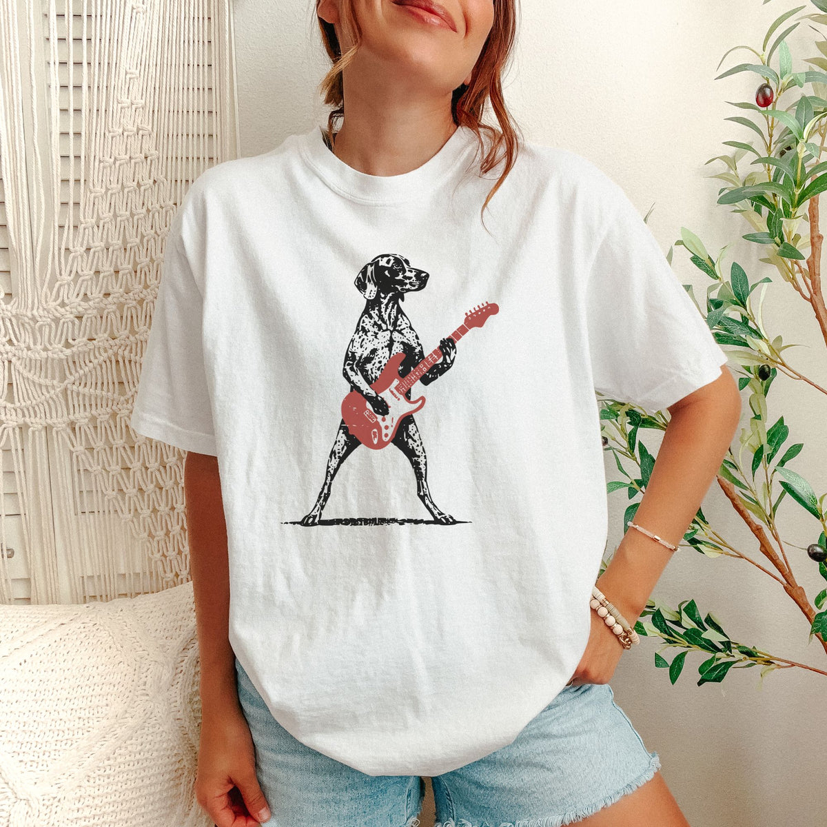German Shorthaired Pointer Rock Star t-shirt