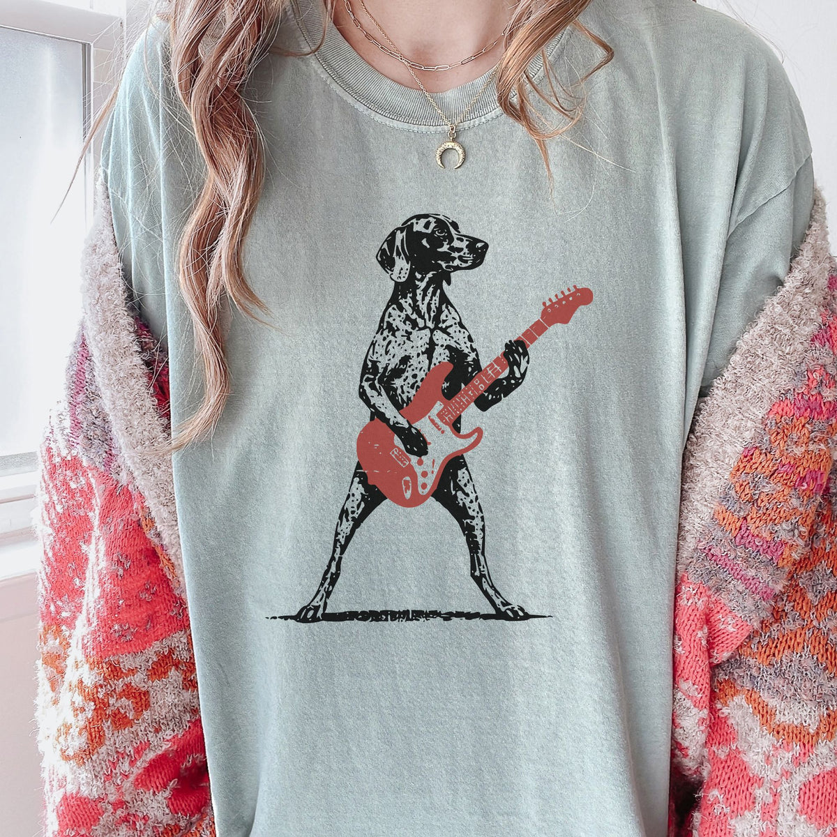 German Shorthaired Pointer Rock Star t-shirt