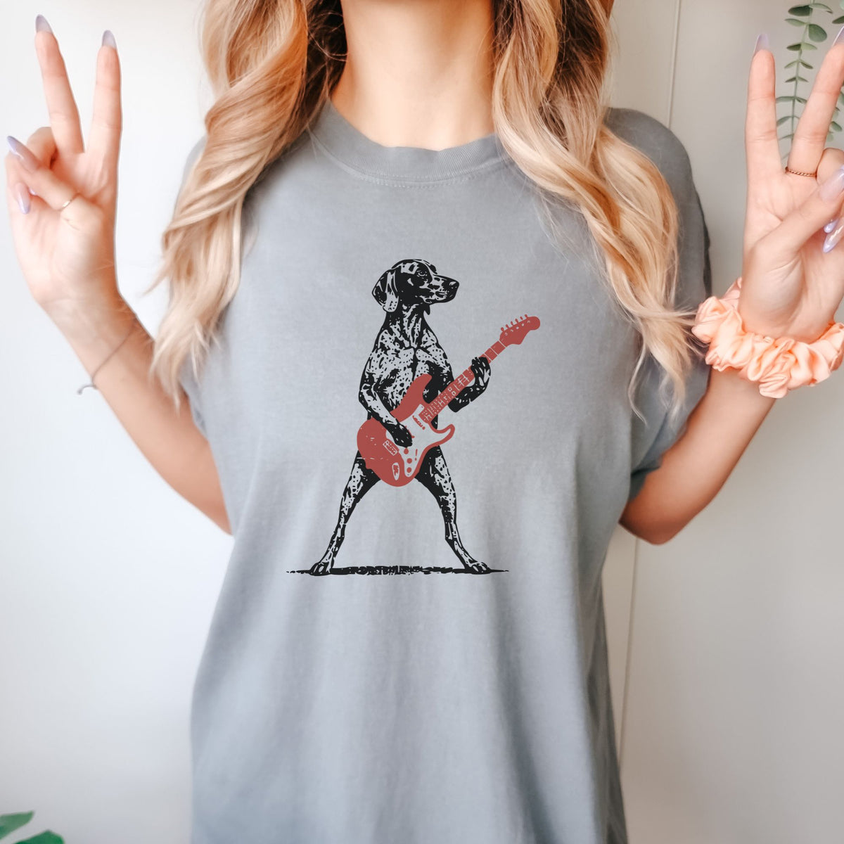 German Shorthaired Pointer Rock Star t-shirt