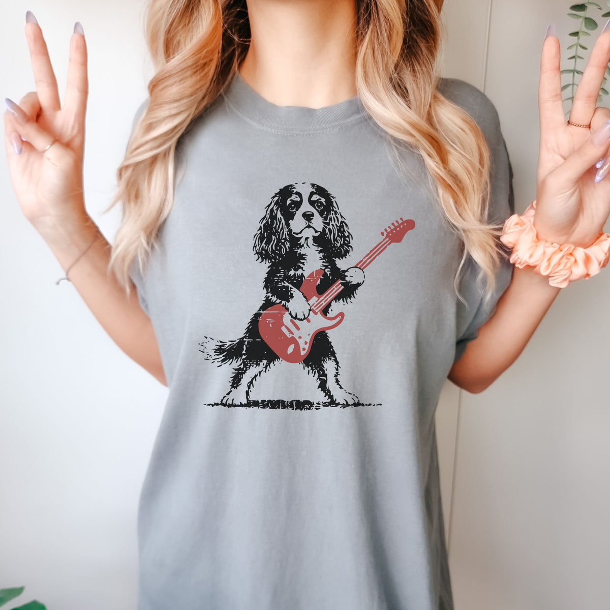 Cavalier King Charles Spaniel Rock Star t-shirt
