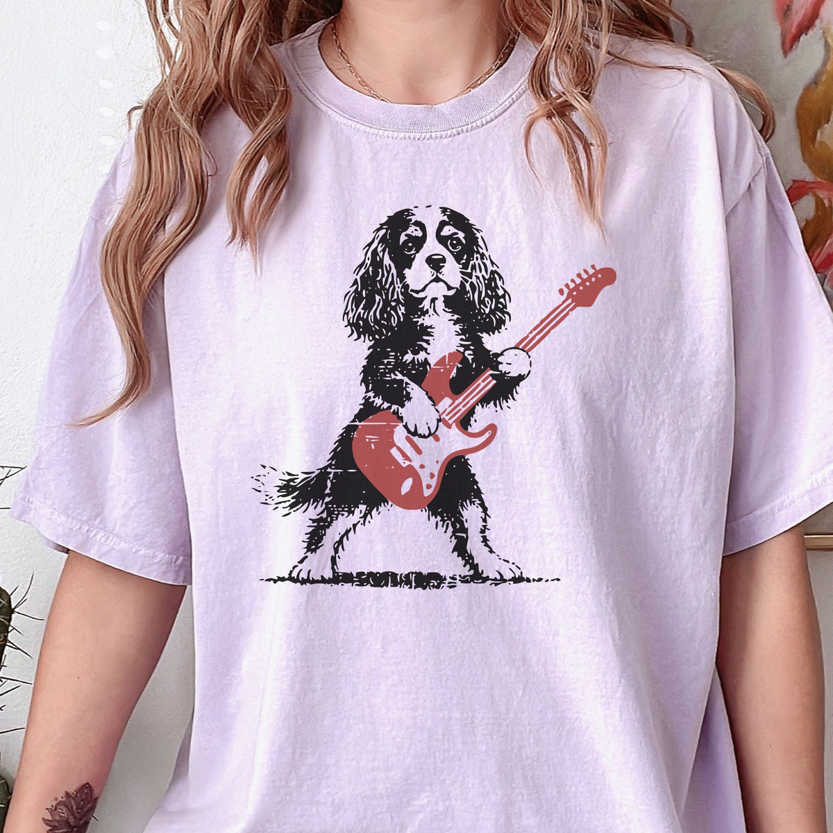 Cavalier King Charles Spaniel Rock Star t-shirt