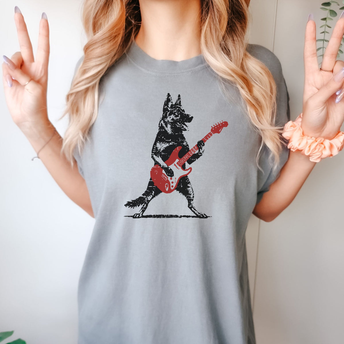 German Shepherd Rock Star t-shirt