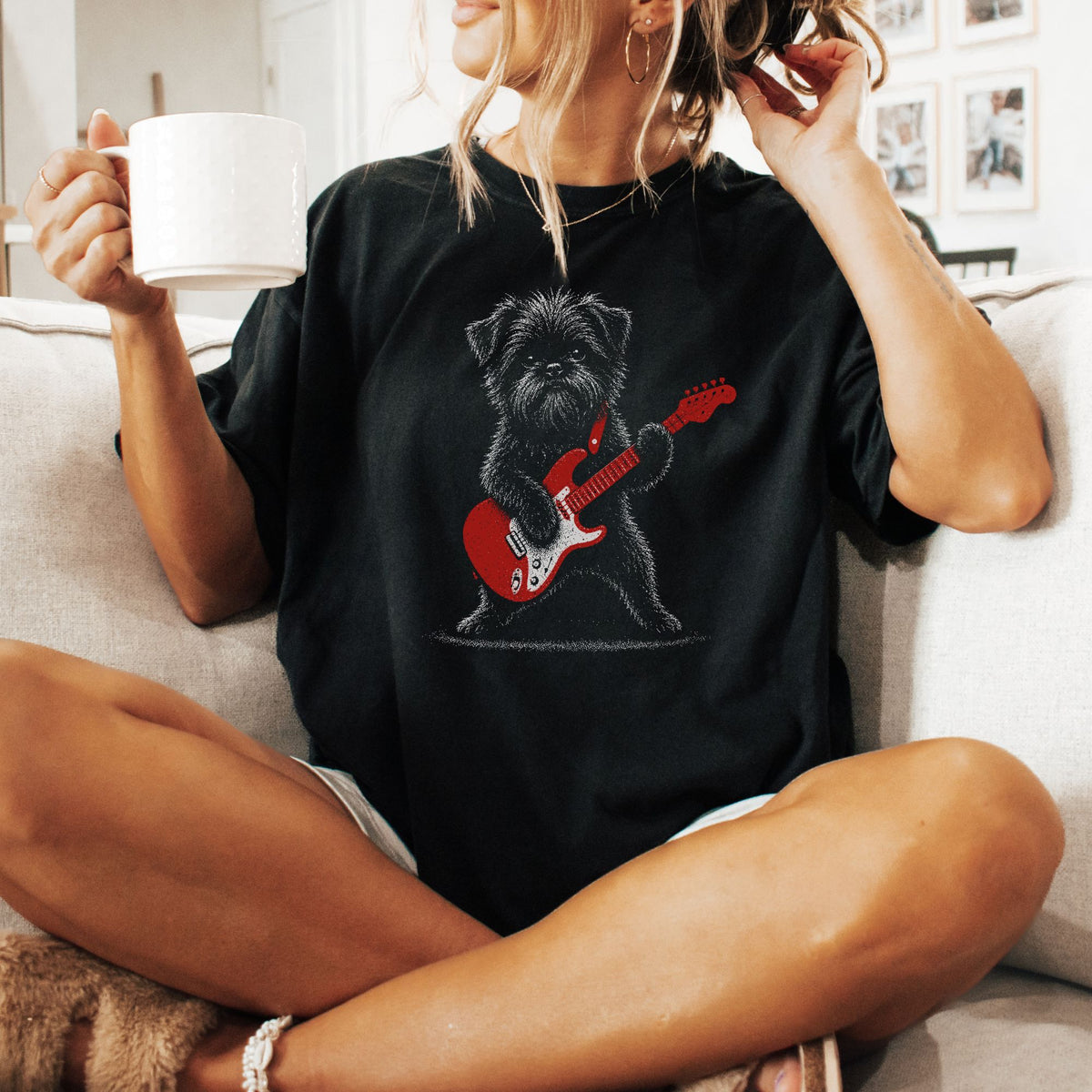 Affenpinscher Rock Star t-shirt