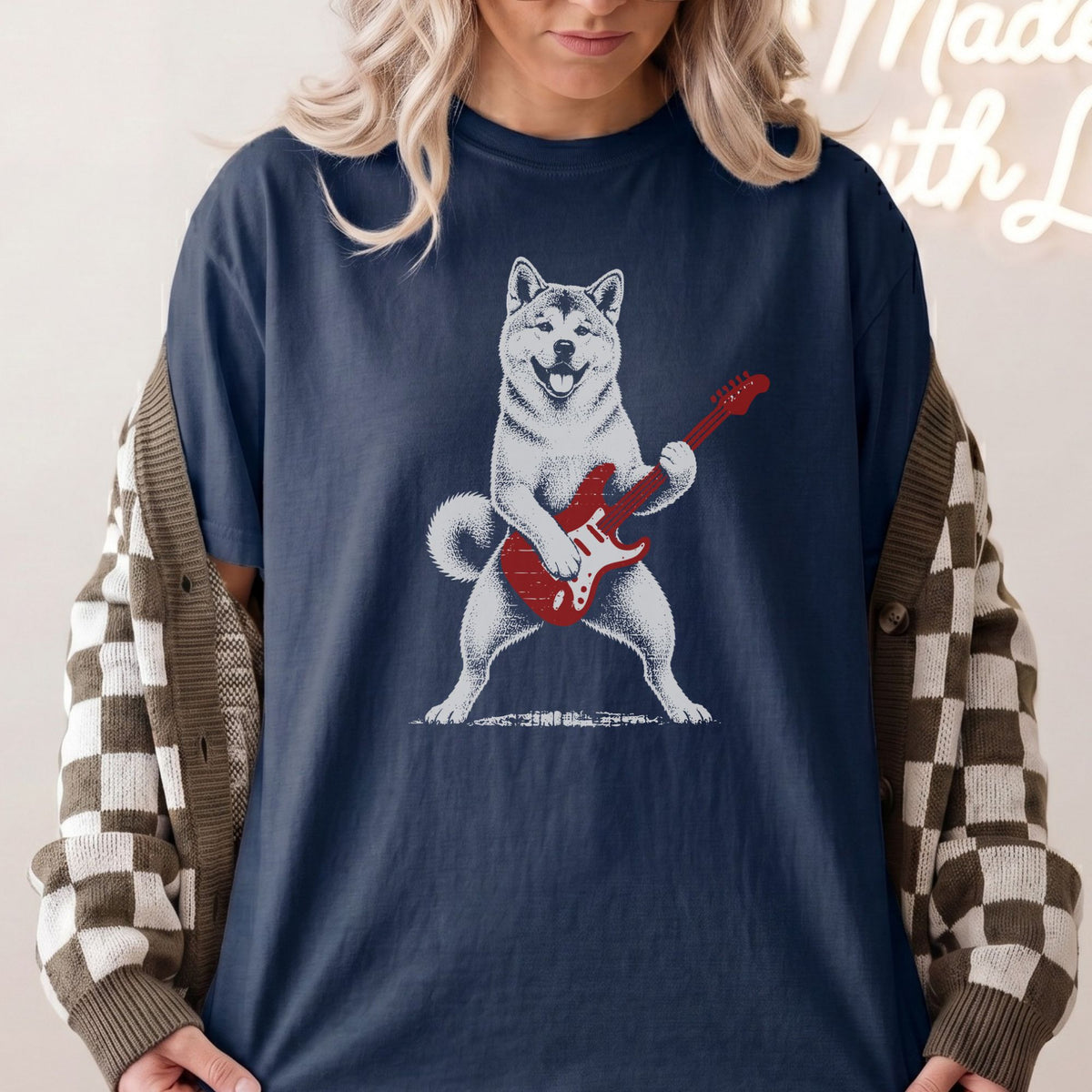 Akita Inu Rock Star t-shirt