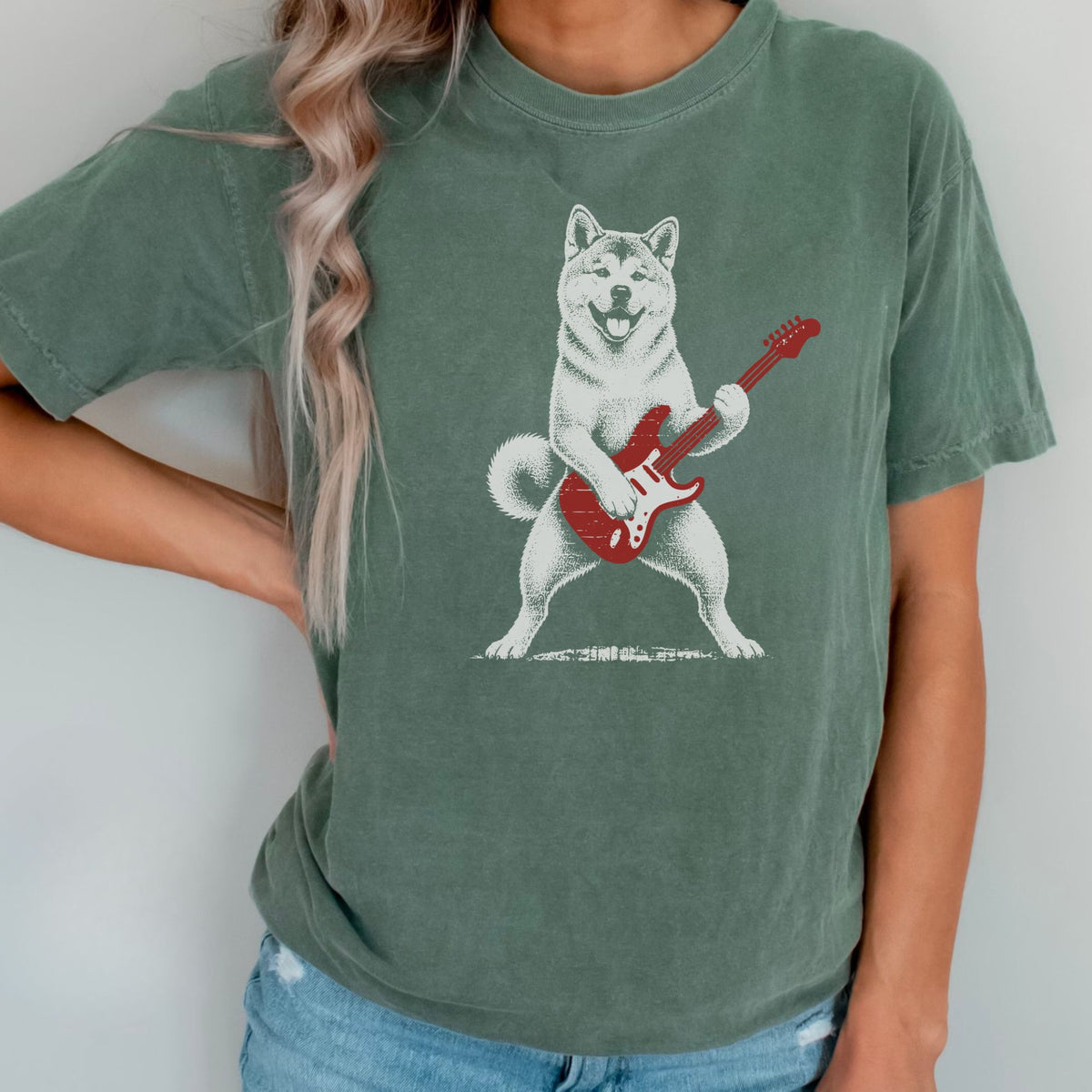 Akita Inu Rock Star t-shirt