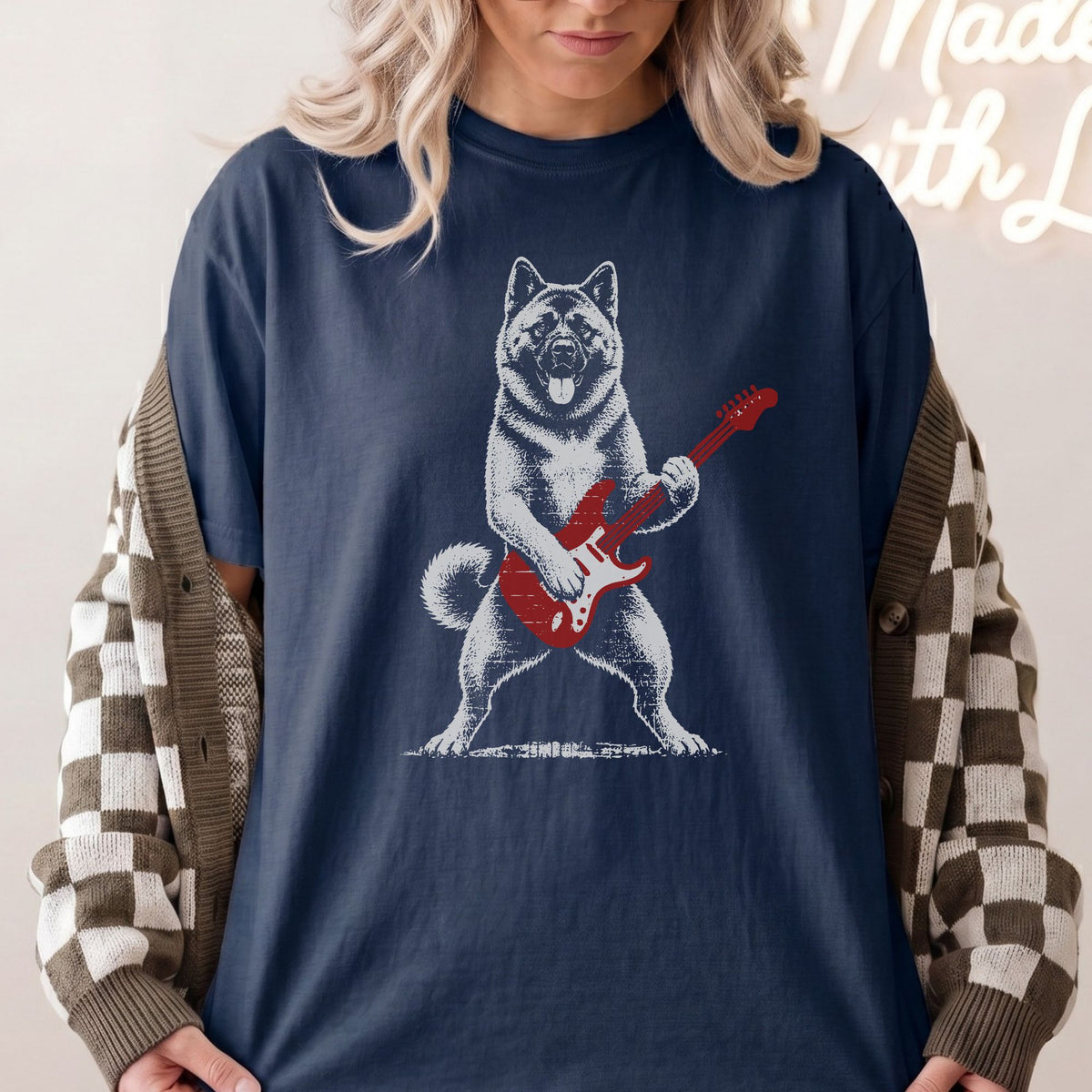 American Akita Rock Star t-shirt