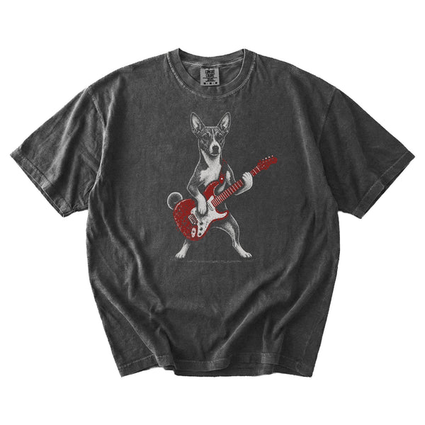 Basenji Rock Star t-shirt