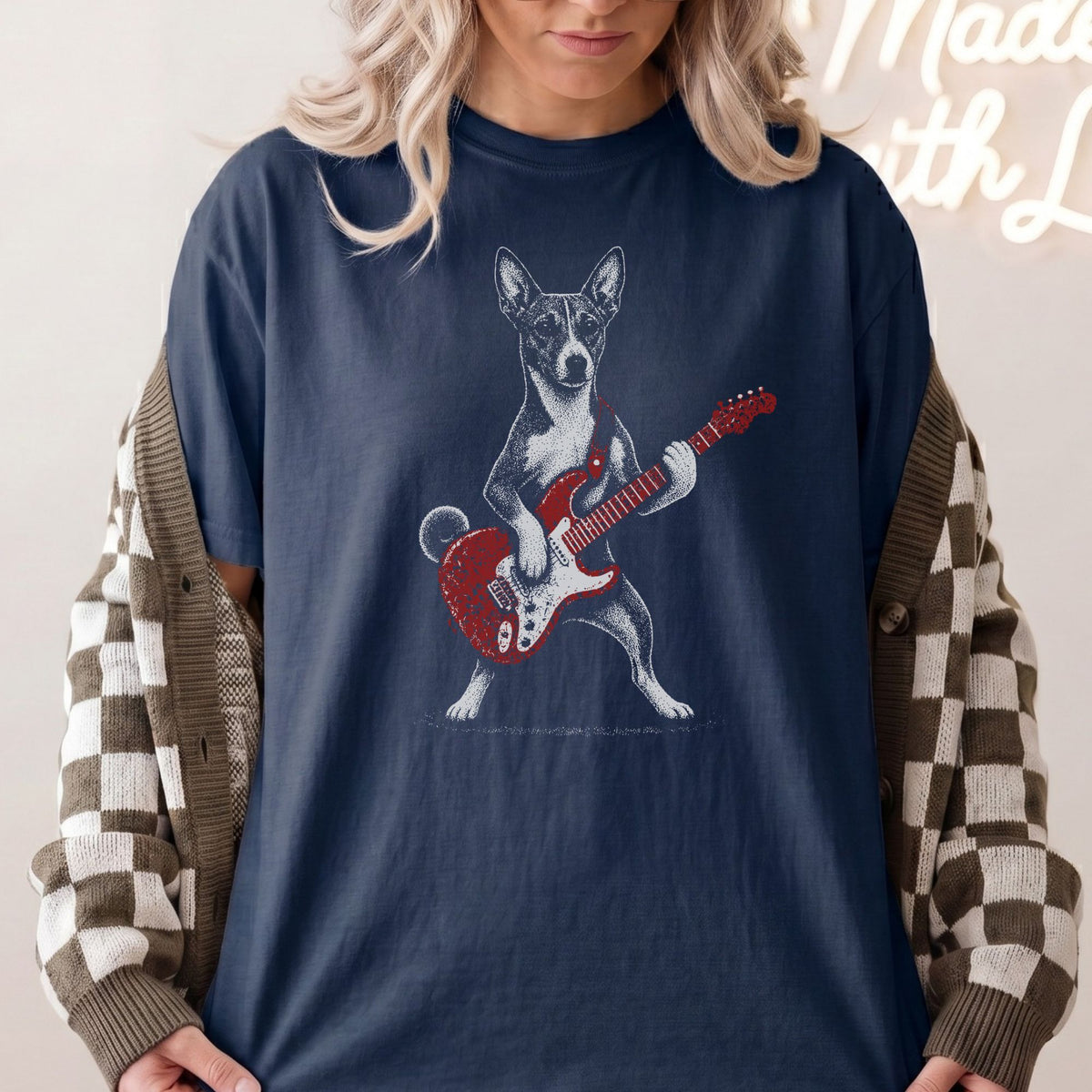 Basenji Rock Star t-shirt