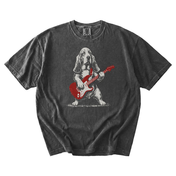 Basset Hound Rock Star t-shirt