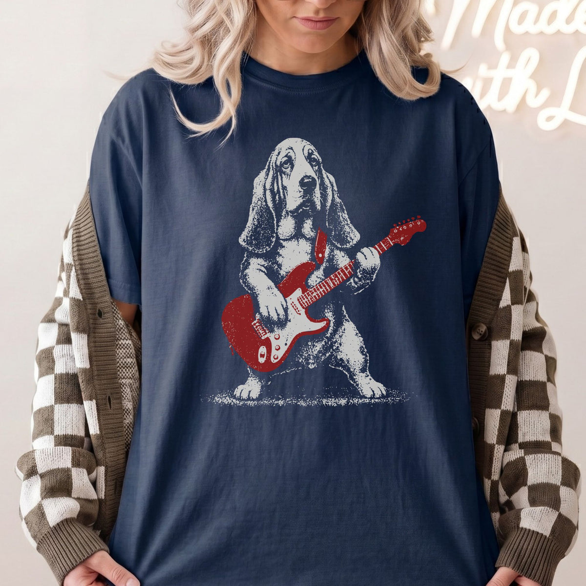 Basset Hound Rock Star t-shirt
