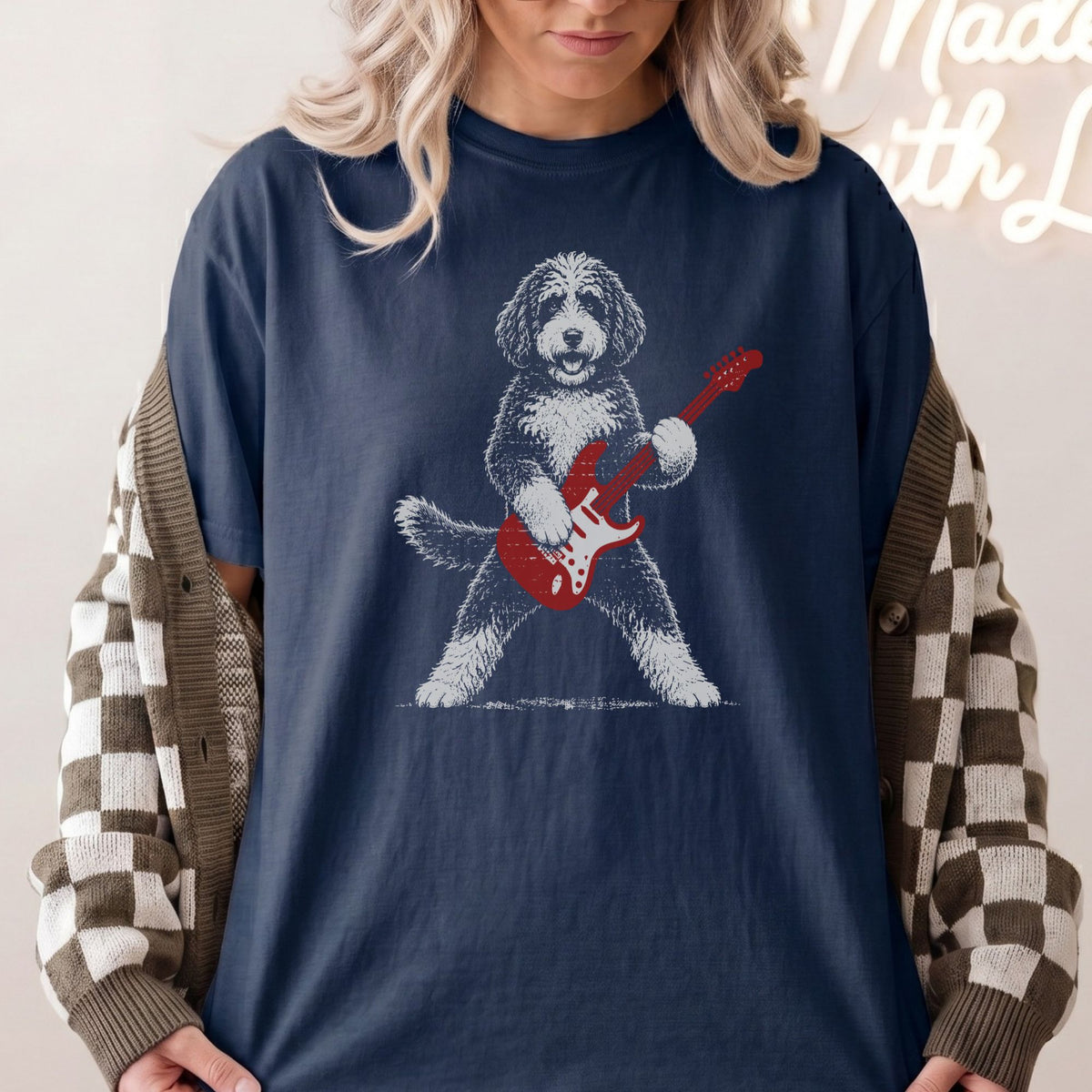 Bernedoodle Rock Star t-shirt