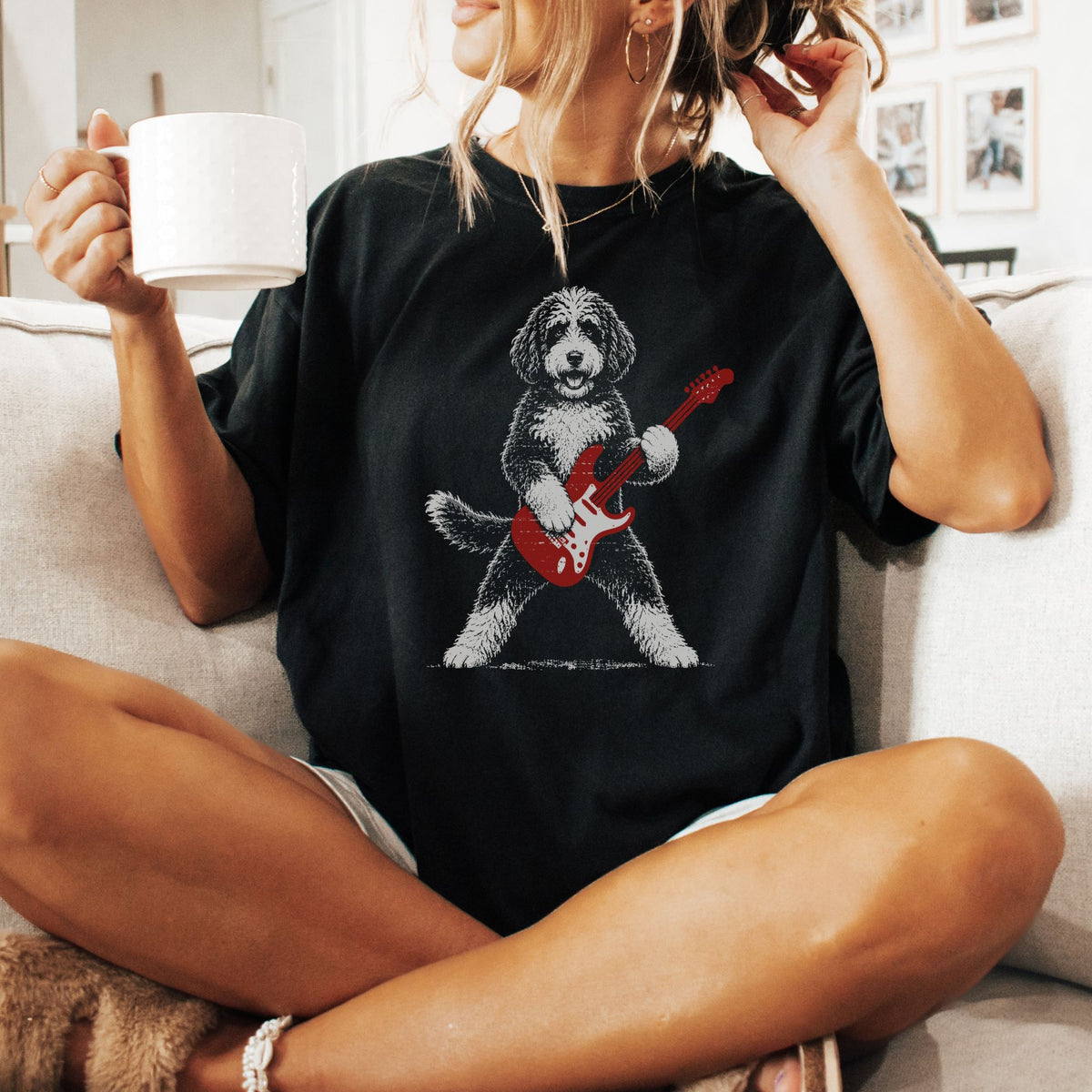 Bernedoodle Rock Star t-shirt