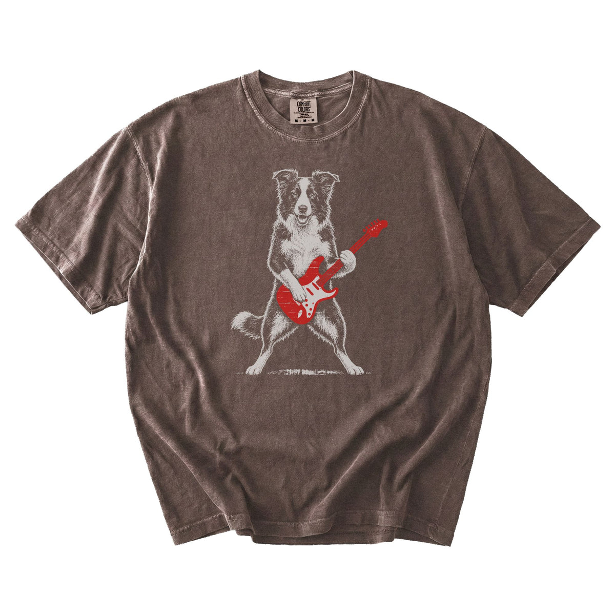 Border Collie Rock Star t-shirt