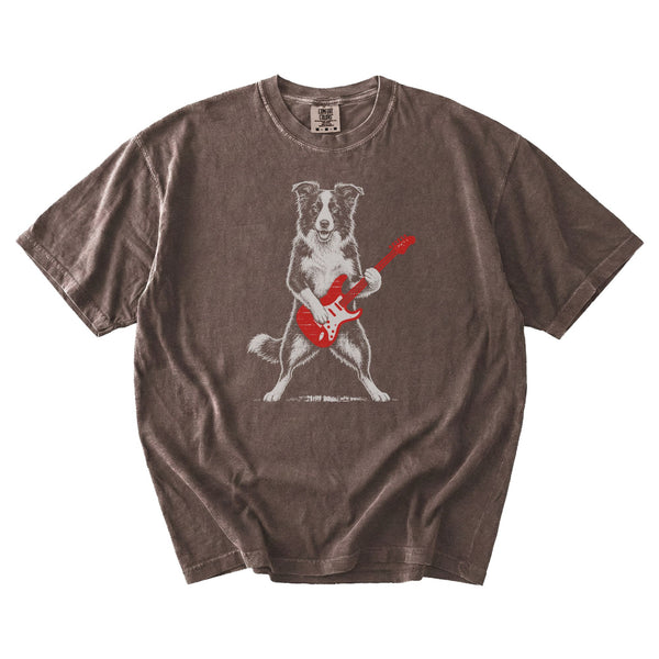 Border Collie Rock Star t-shirt