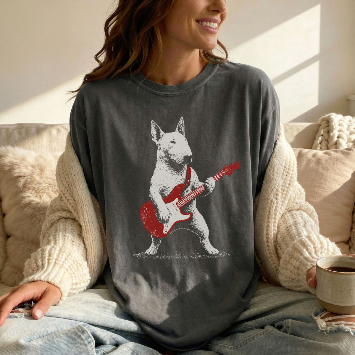 Bull Terrier Rock Star t-shirt
