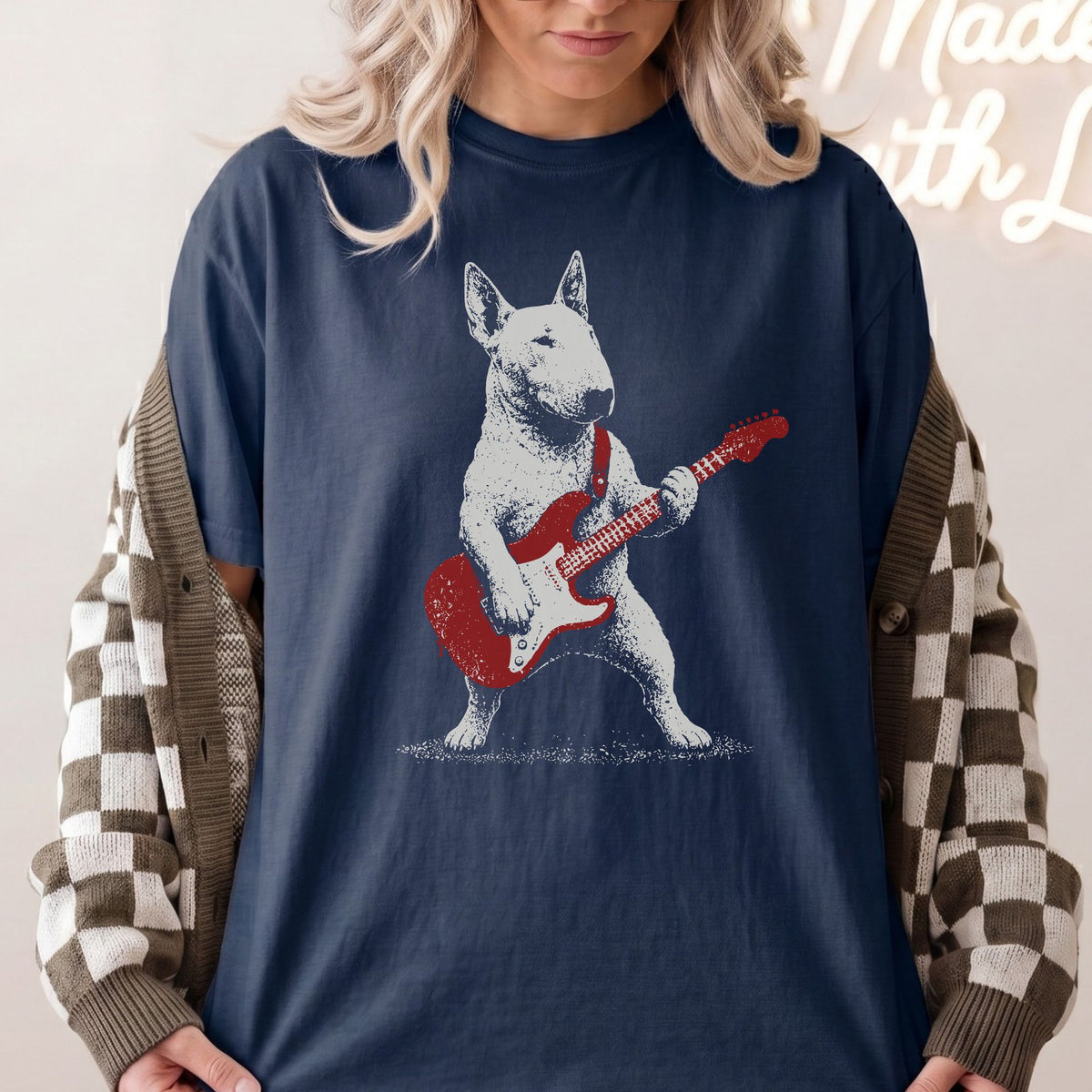 Bull Terrier Rock Star t-shirt