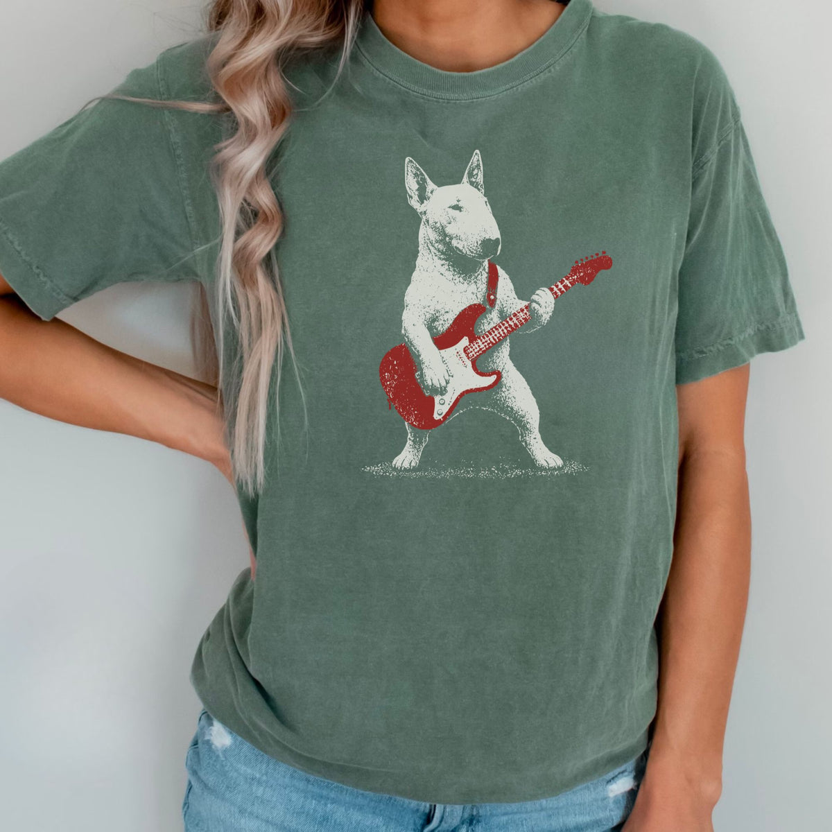 Bull Terrier Rock Star t-shirt