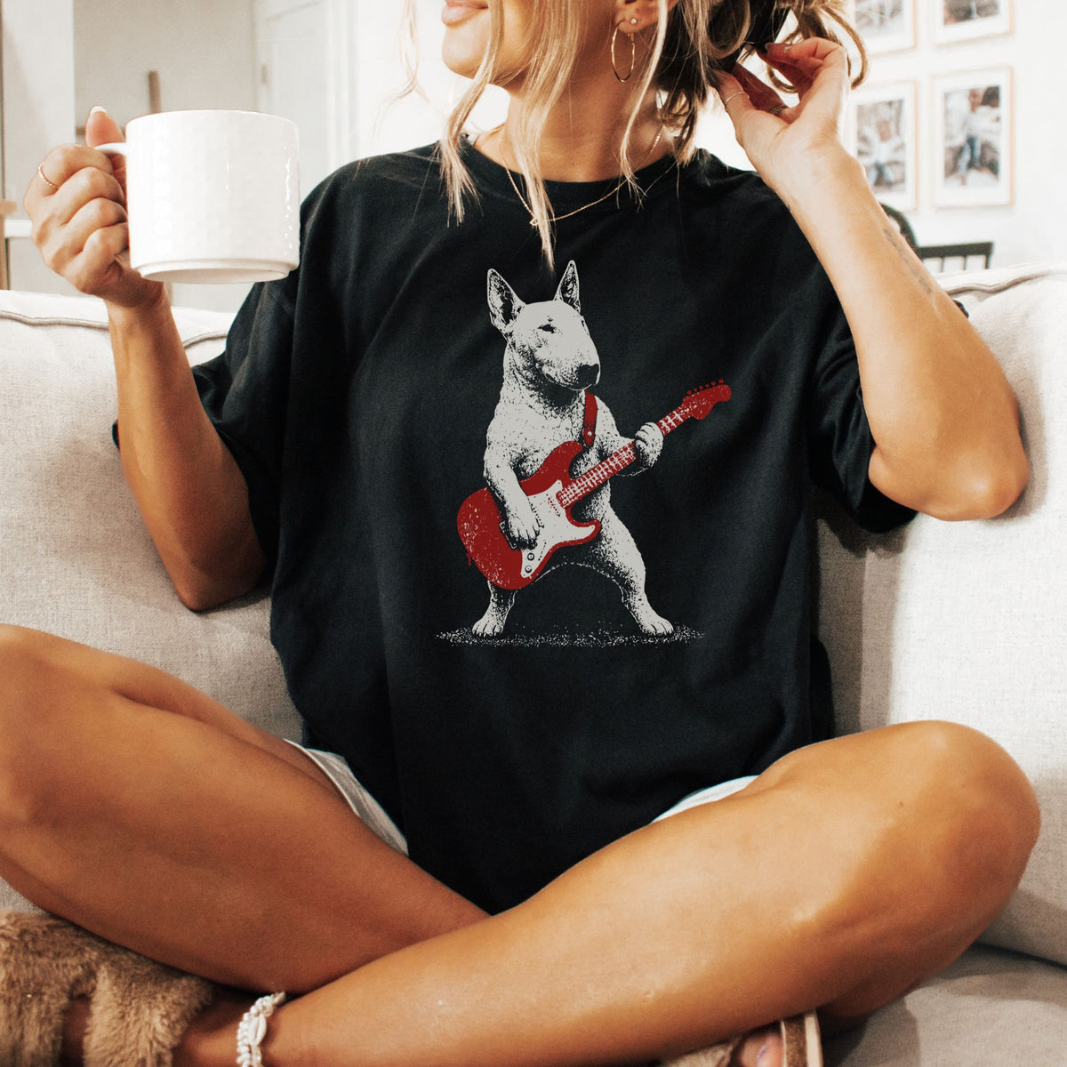 Bull Terrier Rock Star t-shirt