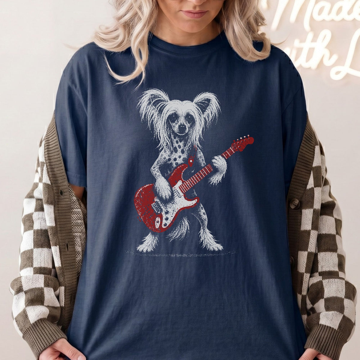 Chinese Crested Rock Star t-shirt