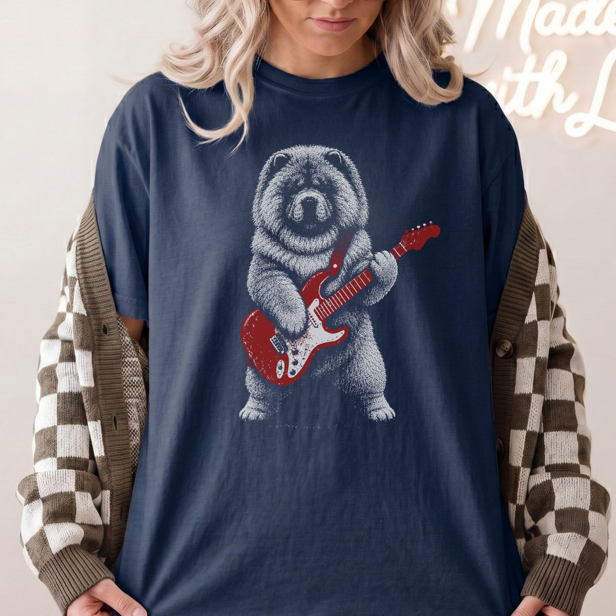 Chow Chow Rock Star t-shirt