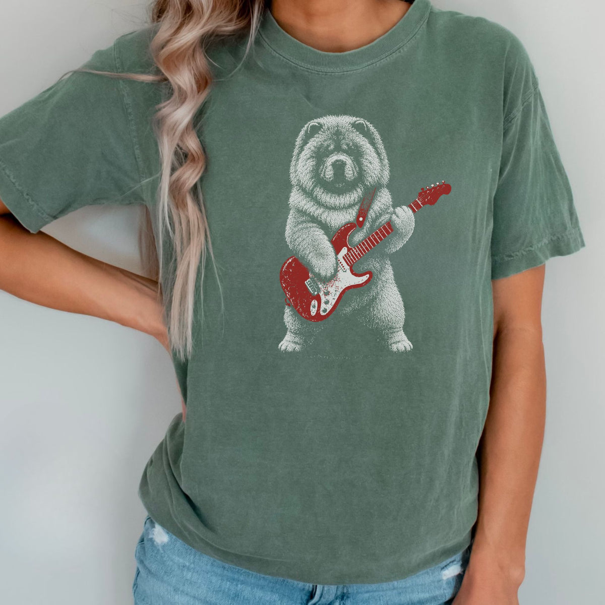 Chow Chow Rock Star t-shirt