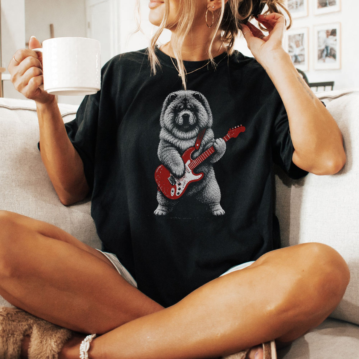 Chow Chow Rock Star t-shirt