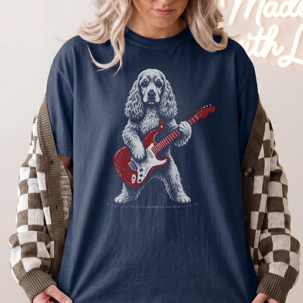 Cocker Spaniel Rock Star t-shirt
