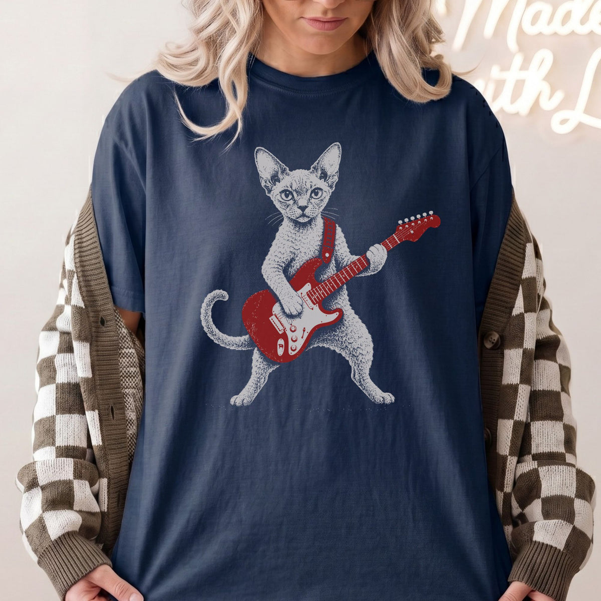 Devon Rex Rock Star t-shirt
