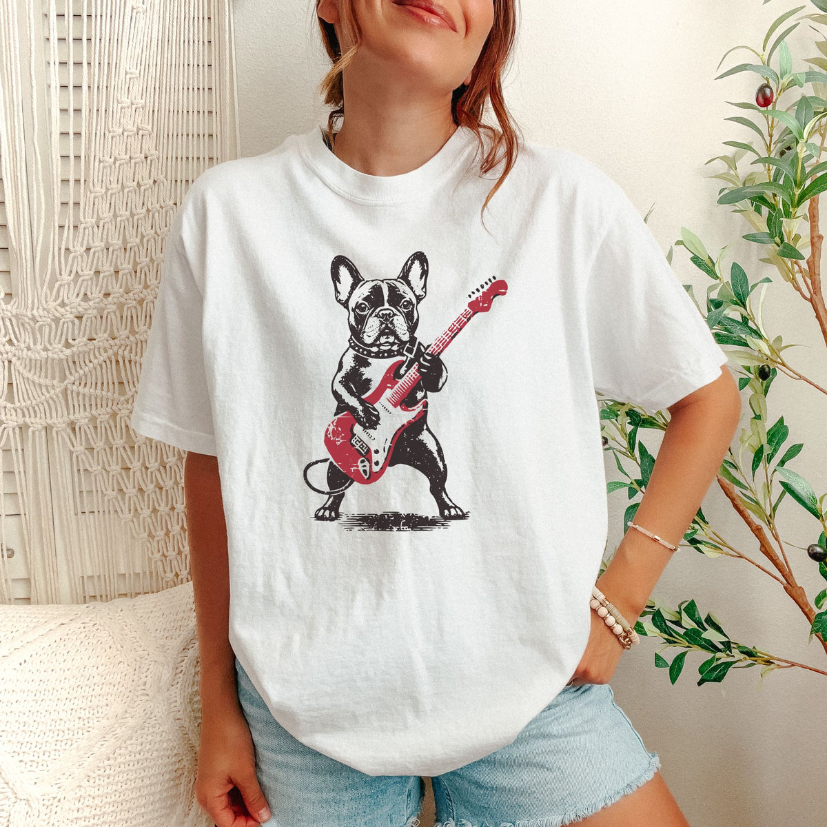 French Bulldog Rock Star t-shirt