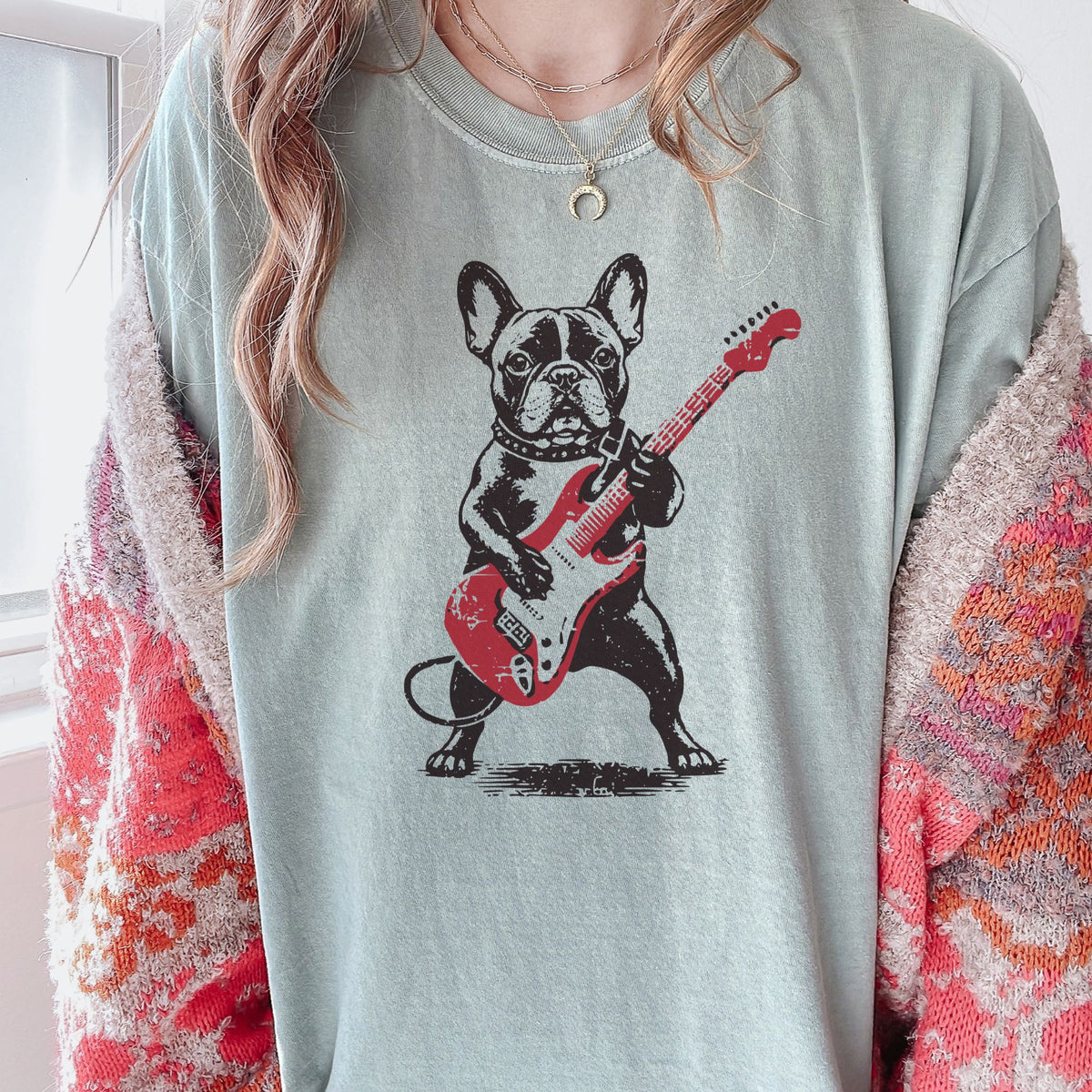 French Bulldog Rock Star t-shirt