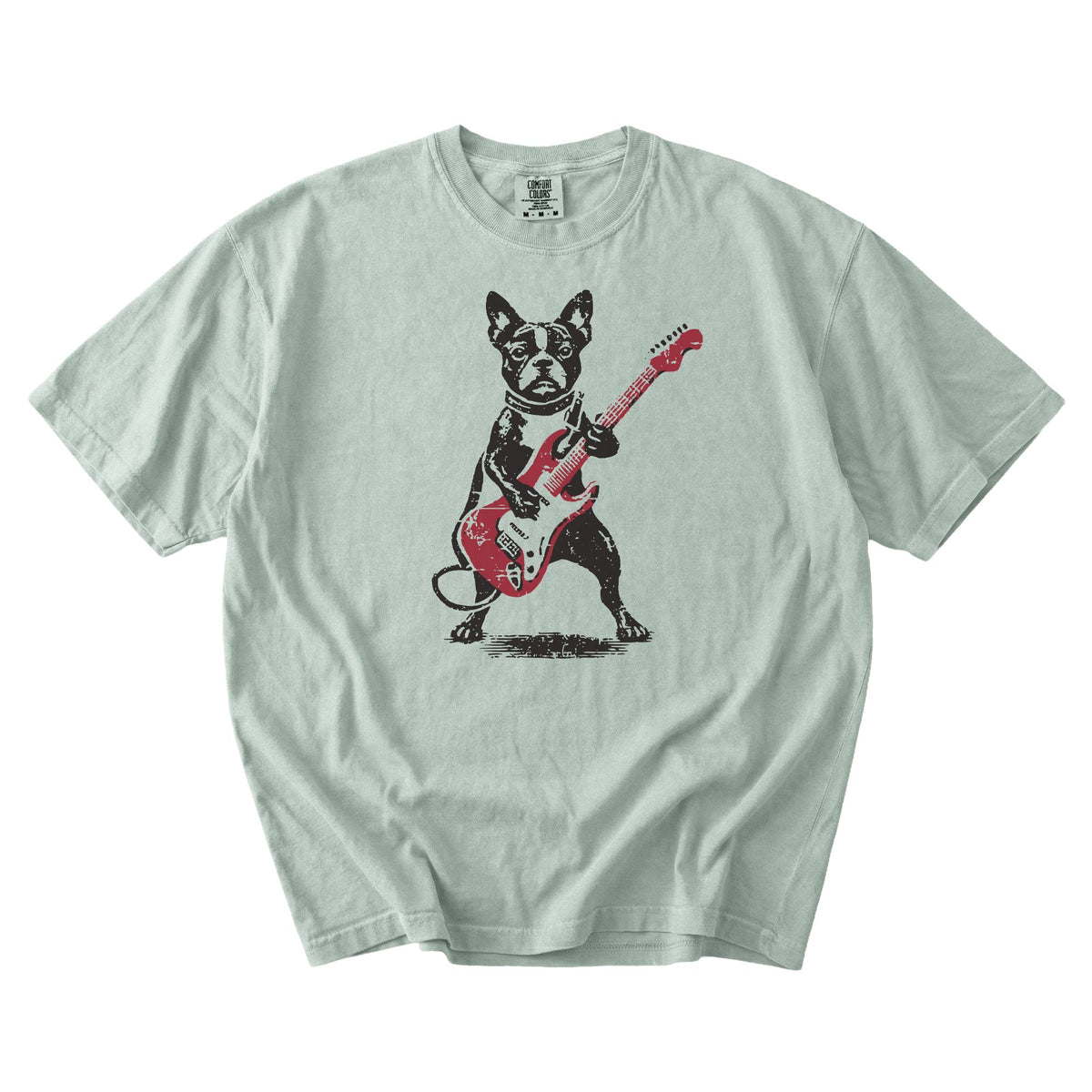 Boston Terrier Rock Star t-shirt