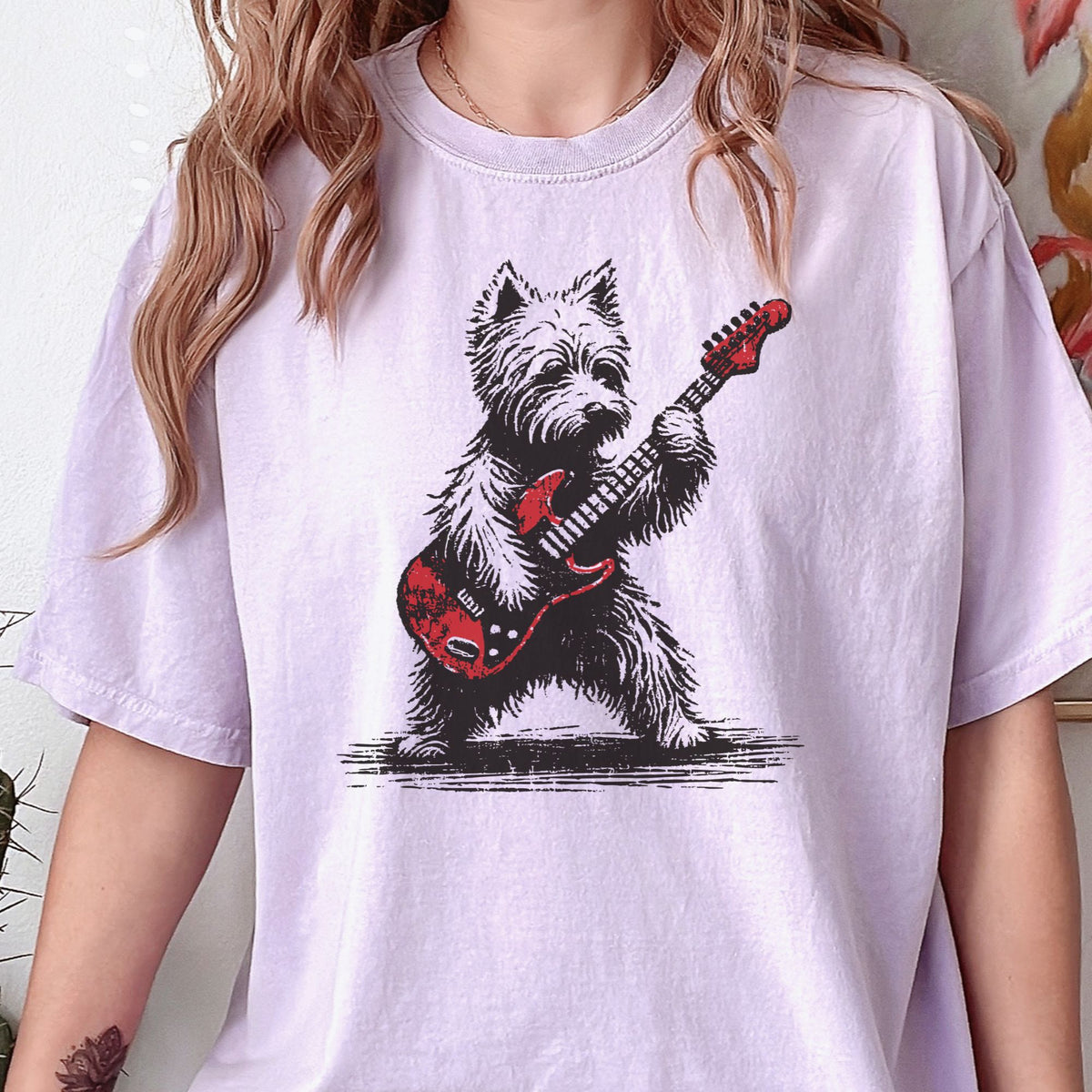 West Highland White Terrier Rock Star t-shirt