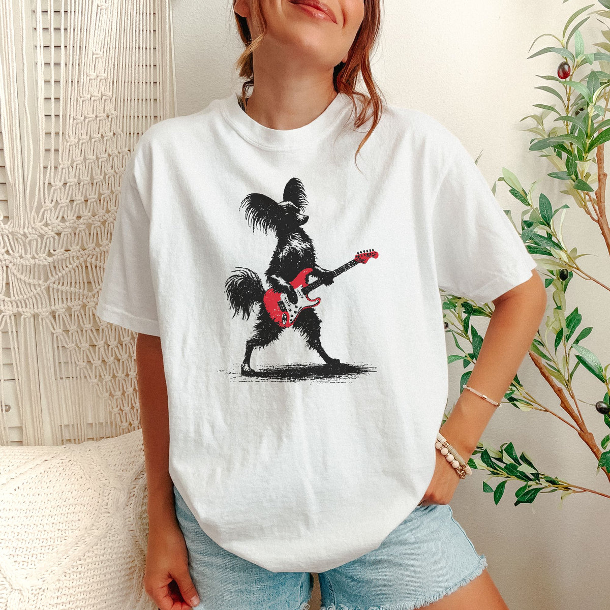 Papillon Rock Star t-shirt