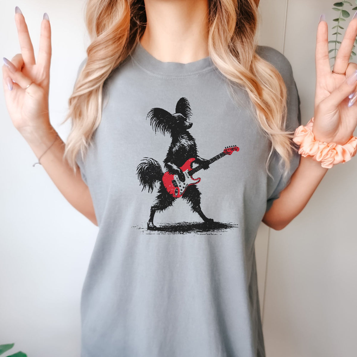 Papillon Rock Star t-shirt