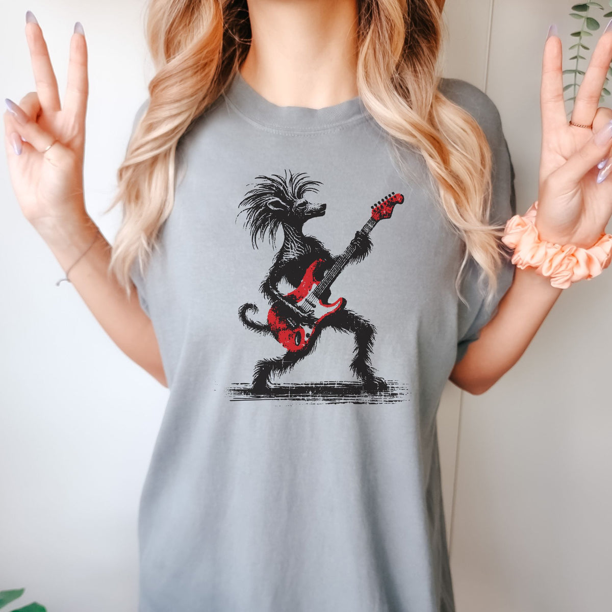 Chinese Crested Rock Star t-shirt