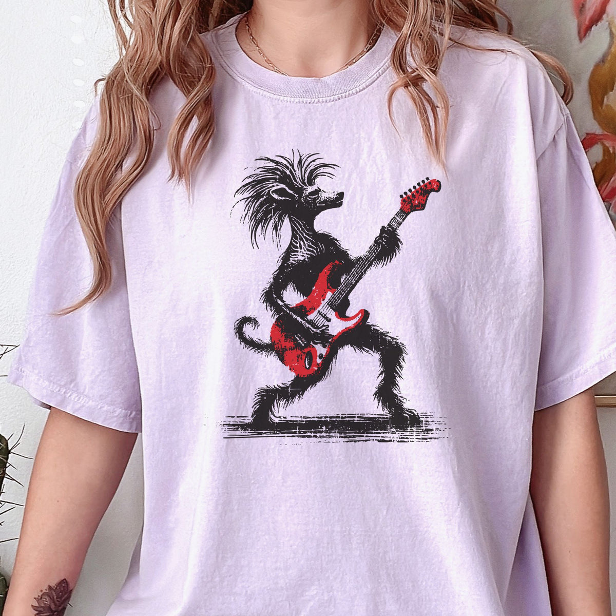 Chinese Crested Rock Star t-shirt
