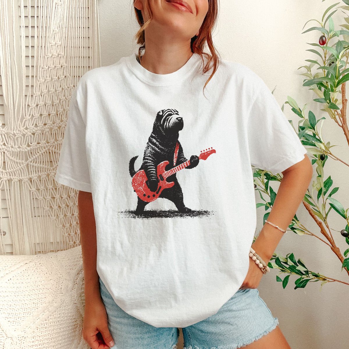 Shar-Pei Rock Star t-shirt