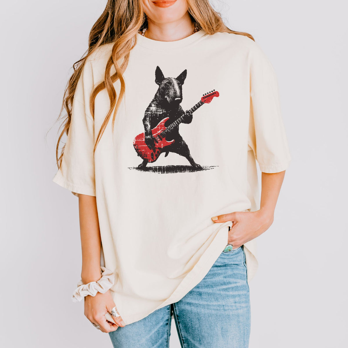 Bull Terrier Rock Star t-shirt