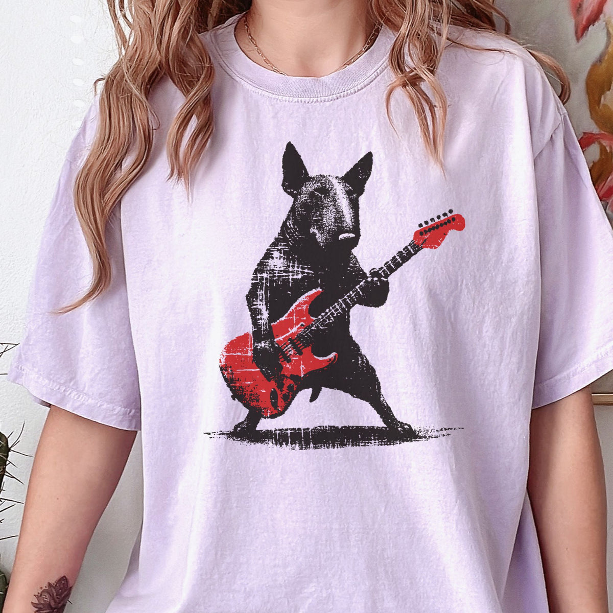 Bull Terrier Rock Star t-shirt