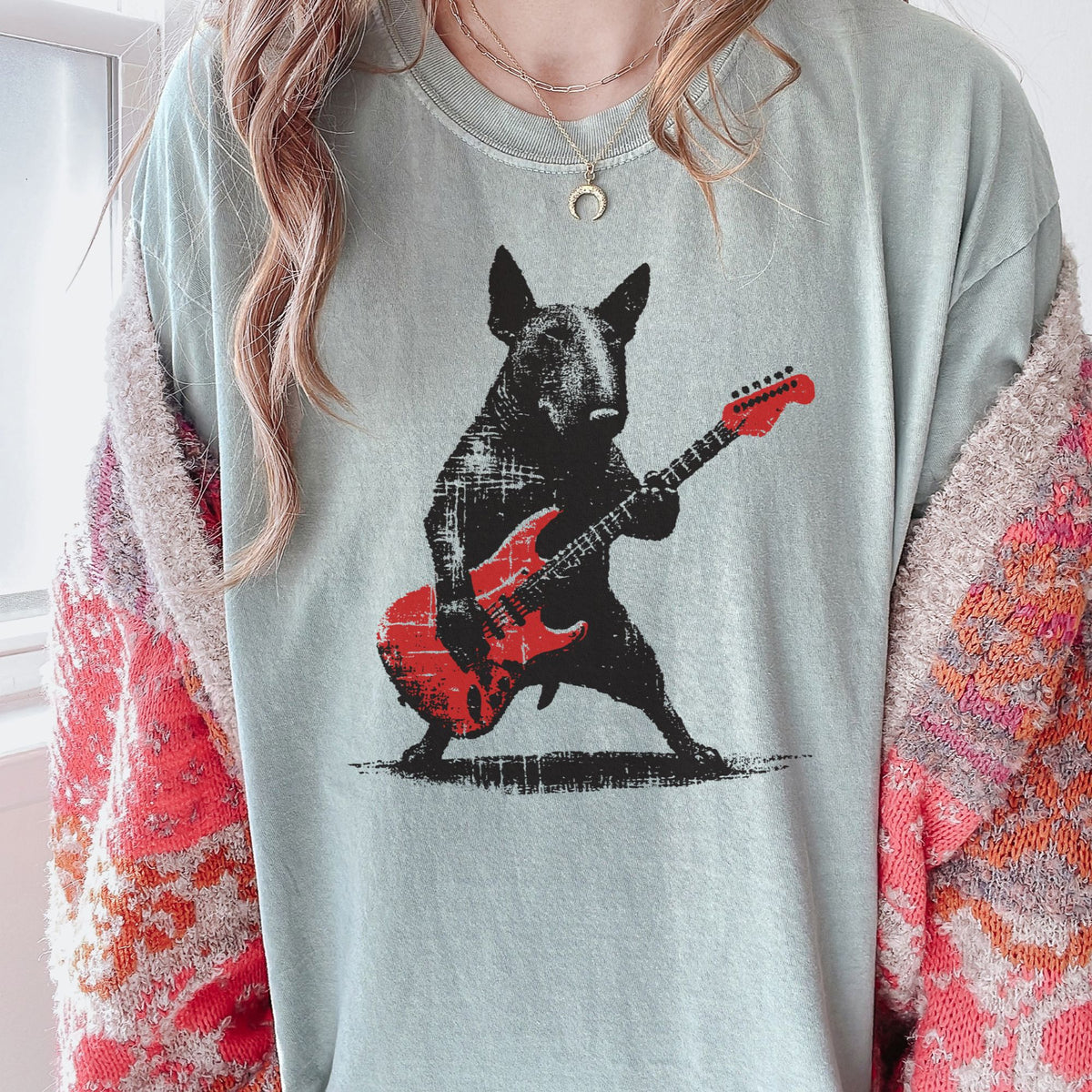 Bull Terrier Rock Star t-shirt