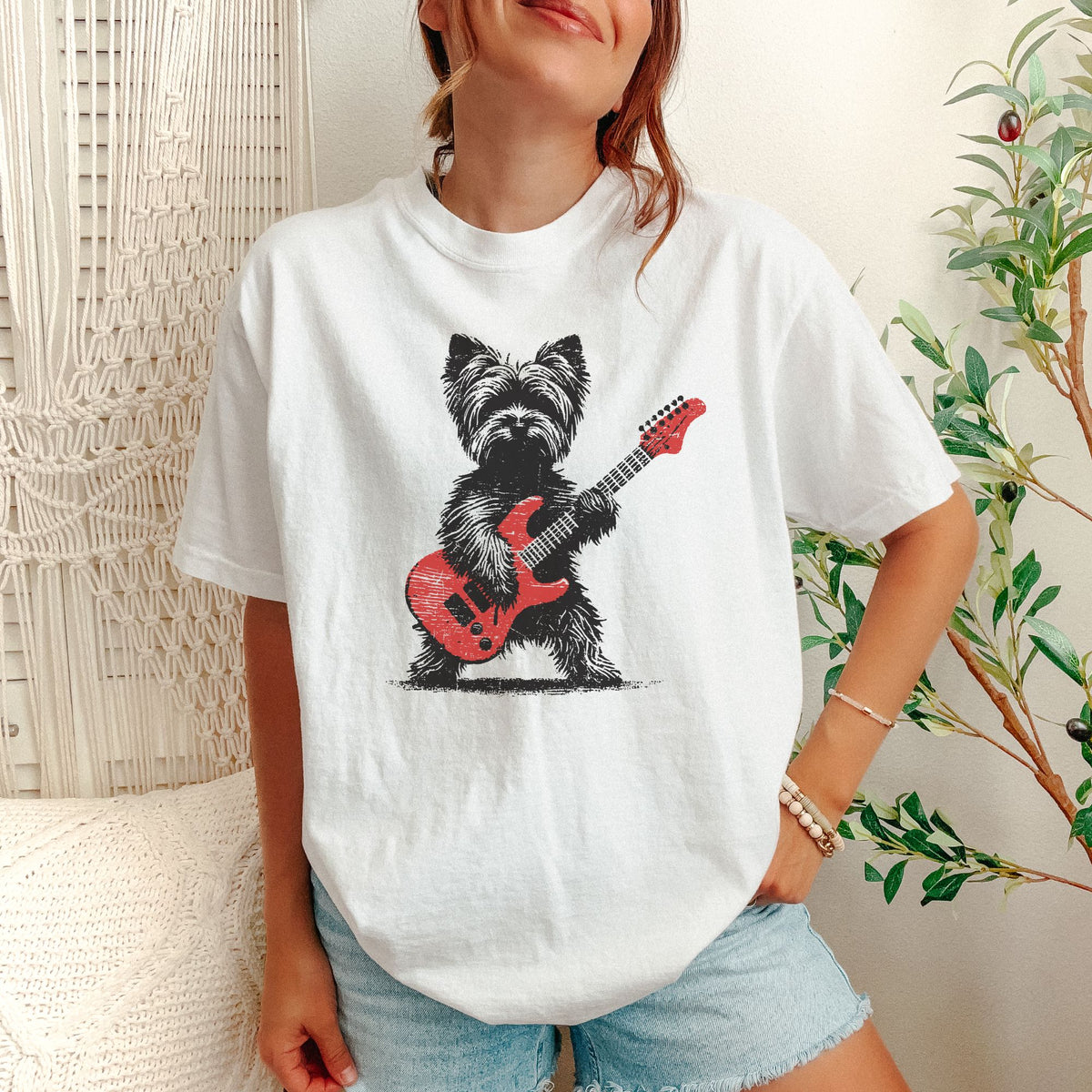 Yorkshire Terrier Rock Star t-shirt