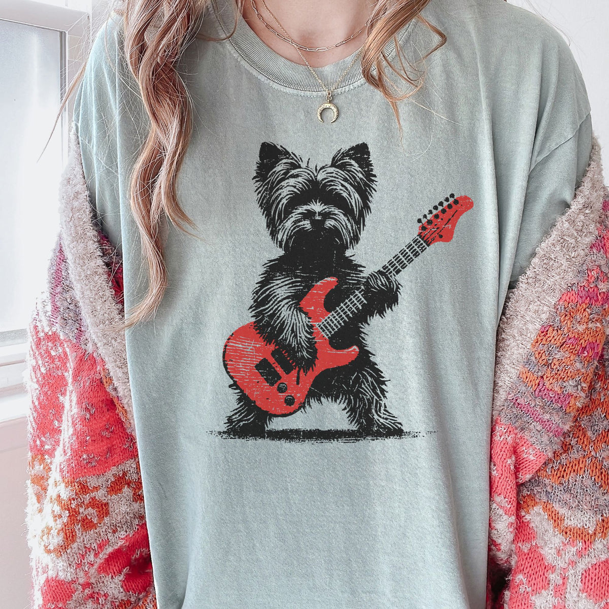 Yorkshire Terrier Rock Star t-shirt