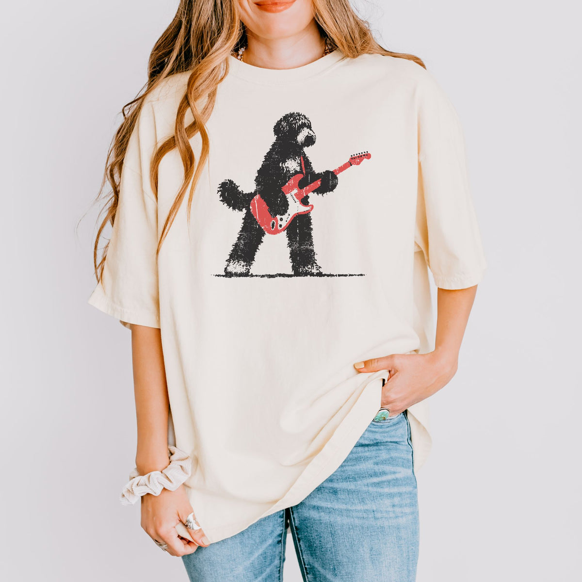 Bernedoodle Rock Star t-shirt