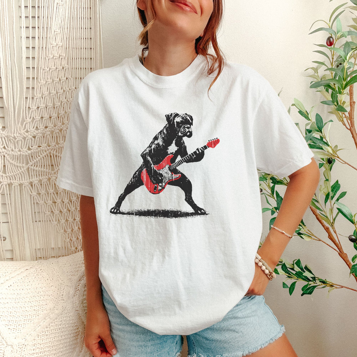 Boxer Rock Star t-shirt