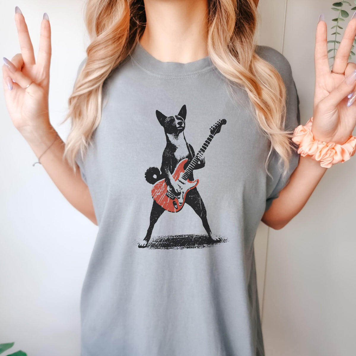 Basenji Rock Star t-shirt