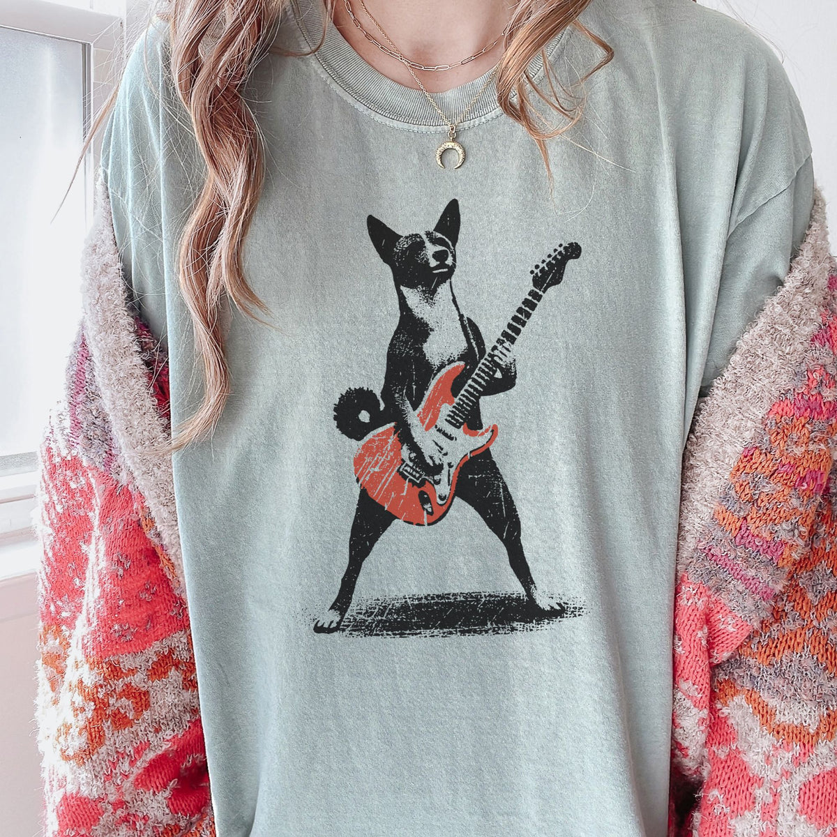 Basenji Rock Star t-shirt