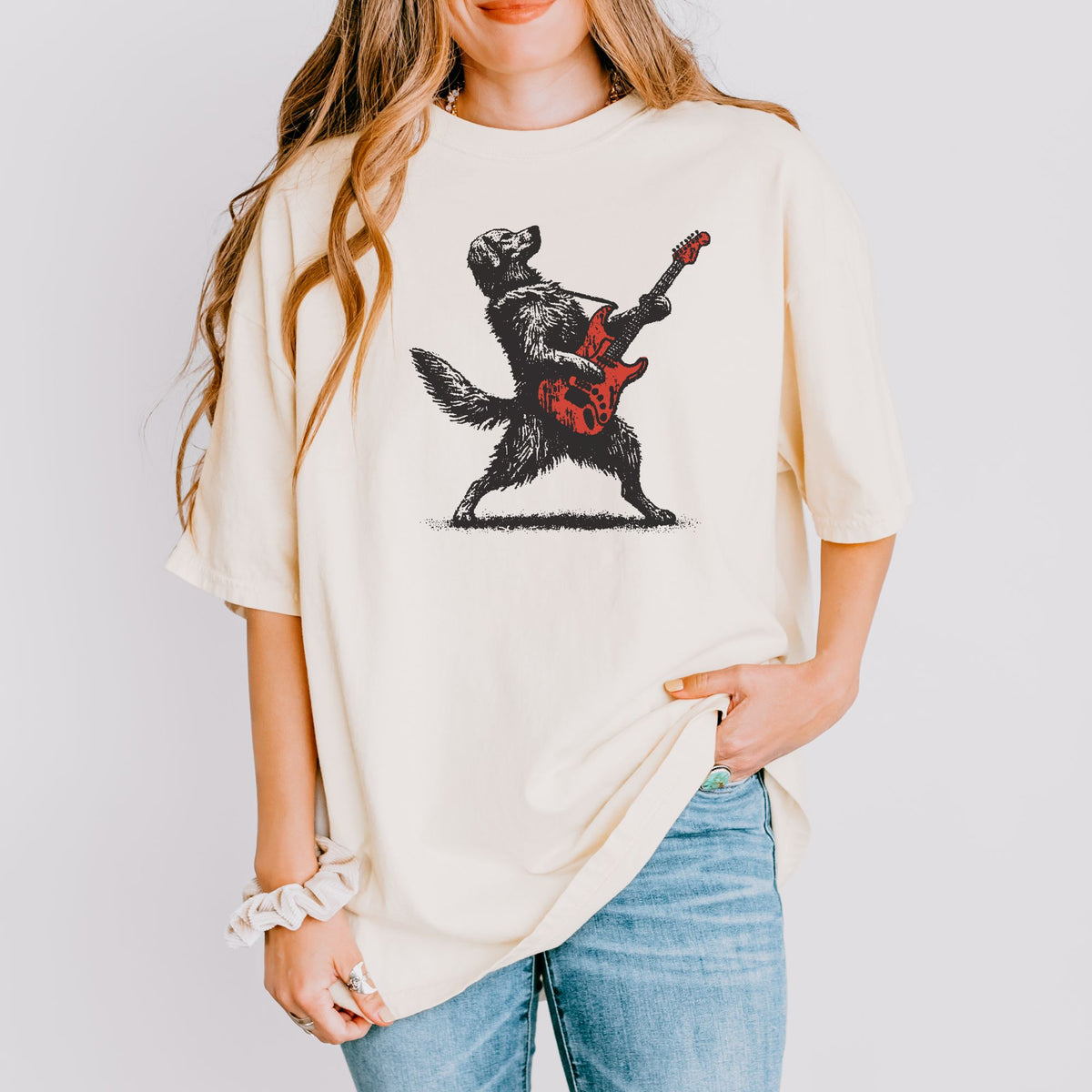 Golden Retriever Rock Star t-shirt